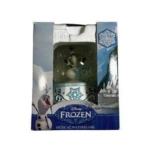 Disney Frozen Olaf Snow Globe Blue and White New in Box
